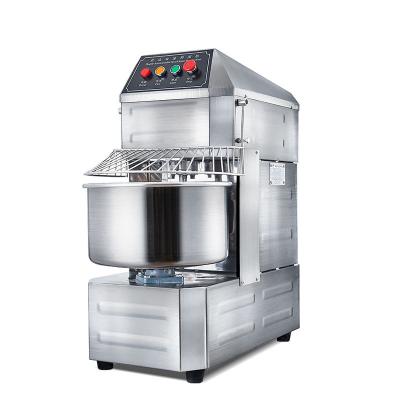 China Electric Commercial Automatic Bread Maker 220v Stainless Steel Heavy Duty 10kg Dough Mixer Intelligent Spiral Bakery Machine for sale