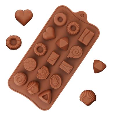 China Viable Wholesale Silicone Cookie Pastry Tool Chocolate Making Baking Molds or Mold for sale