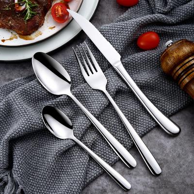 China Food Grade Flatware Kithen Stainless Steel Flatware, Fork and Spoon Sustainable Cutlery Sets for sale