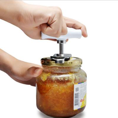 China Kitchen Tool Safety Stainless Steel Can or Jar Viable Manual Adjustable Bottle Opener for sale