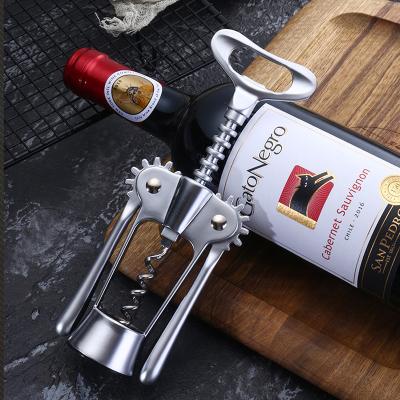 China Eco - Friendly Manual Chrome Plated Zinc Alloy Red Wine Bottle Opener Or Waiters Corkscrew for sale