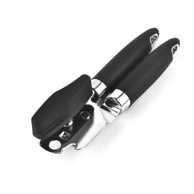 China Sustainable Classic Multifunctional Stainless Steel Can / Bottle Opener With Plastic Handle for sale