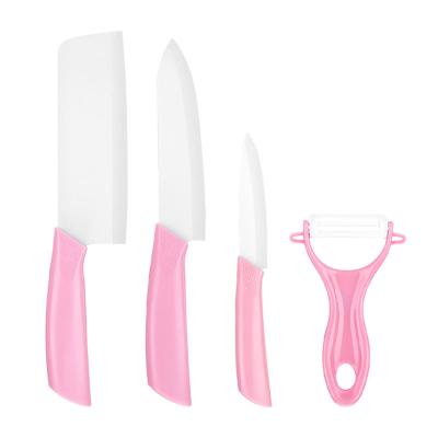 China Viable Kitchen Accessories ABS and Mini Fruit Knife Set With Ceramic Cutting Board for sale