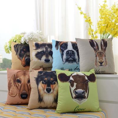 China Creative Anti-Static /Cute Dog Patterns Cushion Tile Dogs Cushion 3D Digital Printed for sale