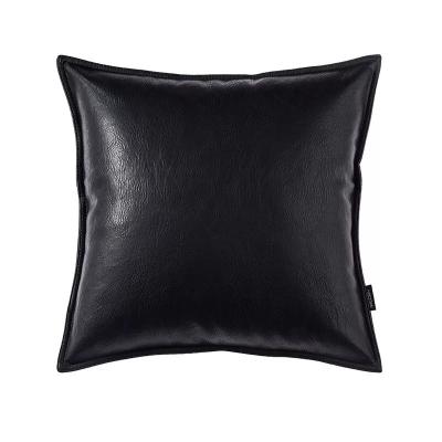 China Anti-Static Home Decorative Faux Leather Tile Cover Super Soft Cushion Cover For Living Room for sale