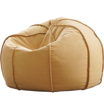 China Wholesale Comfortable Single Fabric Indoor Furniture Lazy Sofa With PPE Filling Bean Bag Modern for sale