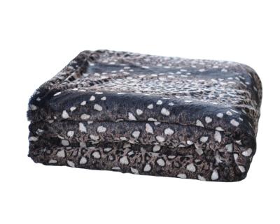 China Hot Sale Anti-pilling Luxury 100% Polyester Sheep Printing Plush Flannel Sherpa Fleece Blanket for sale