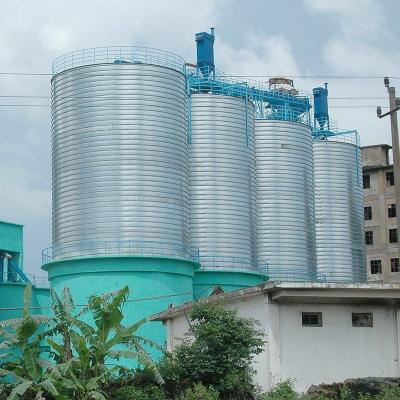 China Building Material Shops Customized Silo Fluidizer 4000 Ton Cement Fly Ash Slag Silo Used For Aeration Unloading for sale