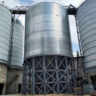 China The factory wholesale price of building material stores of hopper and flat silo 1500 tons for cement and fly ash storage for sale