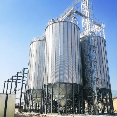 China Port Solid Steel Rice Husk Silo With High Efficient And Reliable Unloading Silo Unloading System for sale