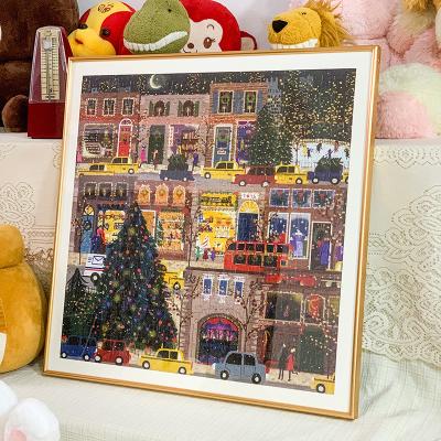 China Simple High Quality Photo Picture FramePaintings Wooden Christmas Home Decorations for sale