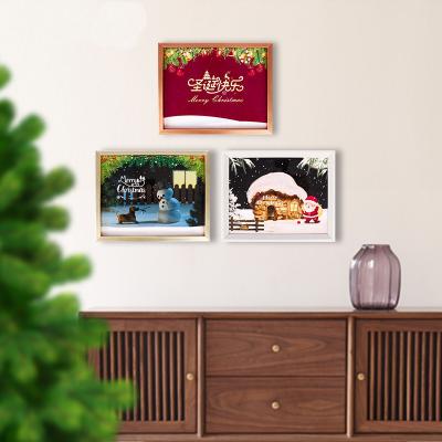 China High Quality Simple View A3 8x8 Picture Picture Wooden Christmas Decorations Picture Canvas Paintings Wholesale Price for sale