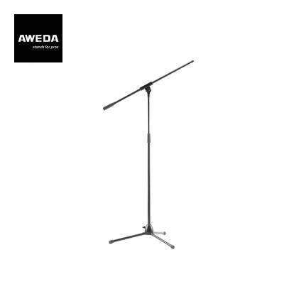 China AWEDA Steel tripod microphone stand with steel joint and base, durable and steady for sale