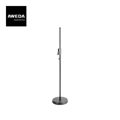 China Heavy Duty Adjustable Iron AWEDA Microphone Stand for sale