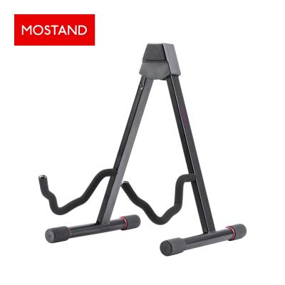 China MOSTAND Professional Steel And Plastic Adjustable A-Frame E+A Guitar Stand for sale