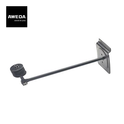 China AWEDA Cymbals Display Rack Cymbals Hook Steel Rotating Cymbals Arm For Slat Wall, Long for sale