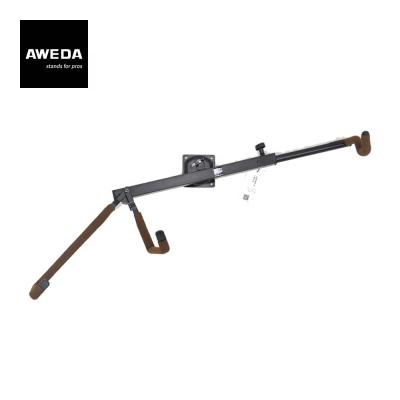 China AWEDA Horizontal Steel Electric Guitar Rack For Slat Wall for sale