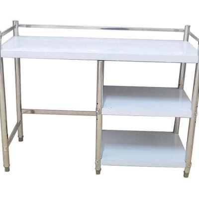 China Kitchen Food Stainless Steel 3 Layer Gas Tank Rack For Standing Type Installation for sale