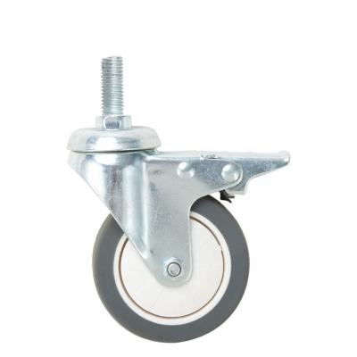 China Rotary Stainless Steel Industrial Caster Wheels For Heavy Loads Customized Size for sale