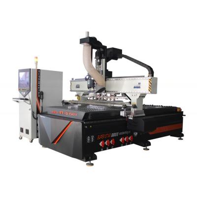 China 1325 2030 2040 Linear ATC Wood CNC Router Machine 3 Axis High Speed Customized for sale