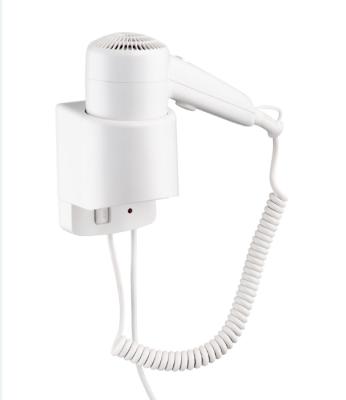 China Ionic Professional Hotel Hair Dryer Electric Bathroom Wall Mounting Hair Dryer for sale