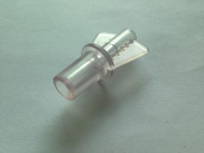 China Four Cavities Medical Injection Molding PVC Material For Pipe Connector for sale