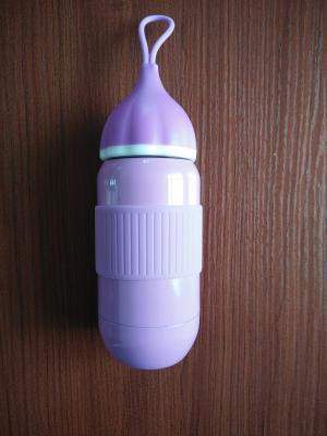 China Purple Plastic Refillable Water Bottles With Food Grade PP / 304SS Material for sale