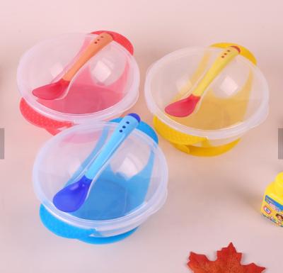 China FDA Approved Silicone Mold Tools BPA / Latex Free Baby Feeding Bowl With Spoon for sale