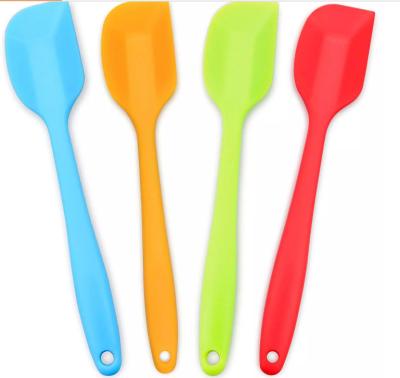 China 4 Pieces Set Silicone Mold Tools Non Stick Rubber Spatulas With Stainless Steel Core for sale