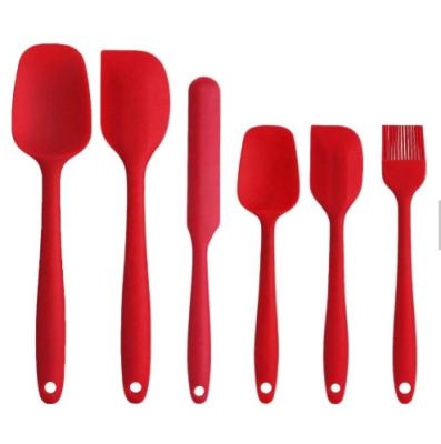 China Spatulas Utensil Silicone Kitchen Tools 6 Pieces Cooking Set Eco - Friendly for sale