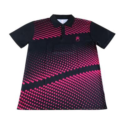 China Custom Print Anti-Shrink Golf Polo Shirt for sale