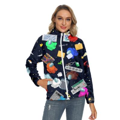 China Designer Plus Size Long QUICK DRY Jackets For Ladies Variety Woolen Winter Custom Printing Jacket For Women for sale