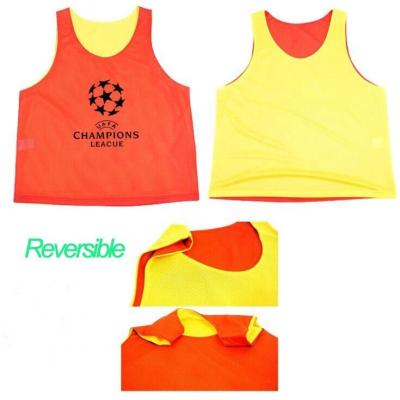 China Shirts & Tops Best Selling Reversible Numbered Mesh Soccer Sport Vest Soccer Training Bibs for sale