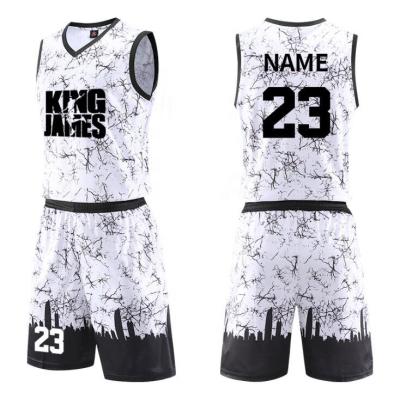 China 2020 New Design Sublimation Bulls Basketball Antibacterial Uniform Sets Cheap Custom Quick Dry Reversible Basketball Tank Top for sale