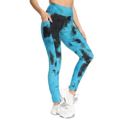 China High Waist Antibacterial Custom Women Butt Lift Seamless Gym Yoga Leggings With Pockets for sale