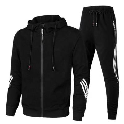 China Breathable Top Fashion Velor Tracksuits Trendy Custom Made Tracksuit For Men French Terry Sweatsuit for sale