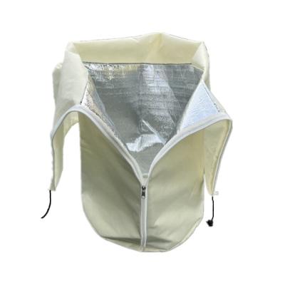 China High quality waterproof pp fabric plant protection nonwoven bag roots protection bags with zipper and drawstrings for sale