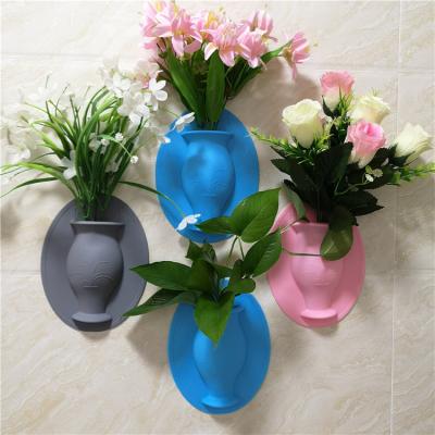 China New Arrival Beautiful Vase Attractive Appearance Silicon Sticky Magic Flower Bottle High Performance Silicon for sale