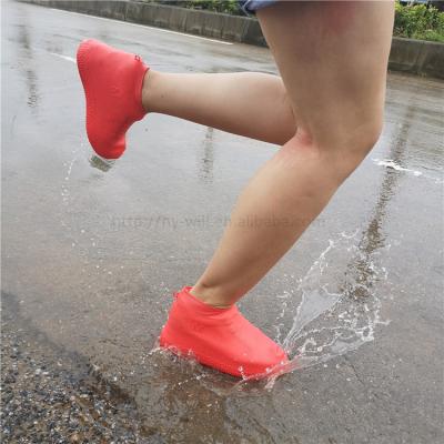 China To Protect Red Customized Shoe Size Silicone Shoe Cover Making Machine Ladies Fashion Rain Boots for sale