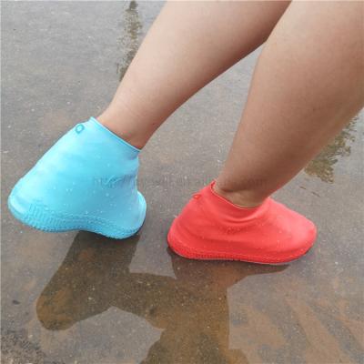 China Men Recyclable High Heel Botas Rubber Boots Travel Waterproof Silicone Shoe Cover For Men Women Kids for sale