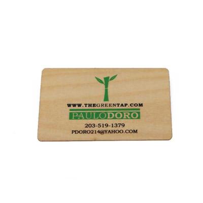 China NFC Bamboo Wooden Hotel Business Cards/RFID Wood Material ISO14443A 13.56mhz Key Card for sale