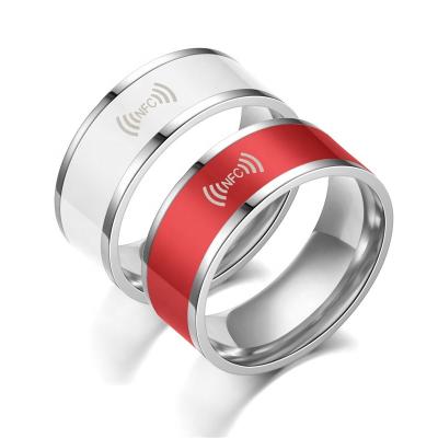 China Customized Programmable Waterproof / Waterproof NFC Smart Ring for sale