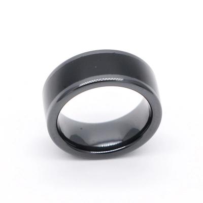 China Waterproof Black Titanium / Waterproof / NFC Ceramic Programmable Smart Ring for sale