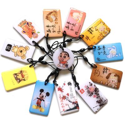 China Custom High Quality Waterproof/Waterproof QR Code TAG213 RFID Pet Tag For Dog Cat for sale