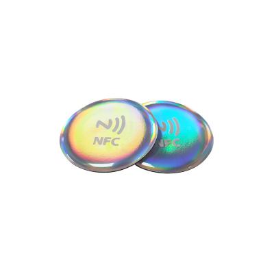 China Waterproof / Diameter 45 / 30mm Waterproof Social Media Sharing Mobile Phone Bubble NFC Sticker Tag Large Memory Capacity for sale