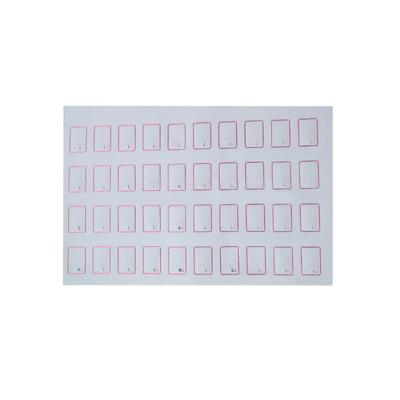 China Waterproof/Waterproof RFID PVC Sheet NFC 2K 4K 8K Chip Inlay Prelam For Smart Plastic Card for sale