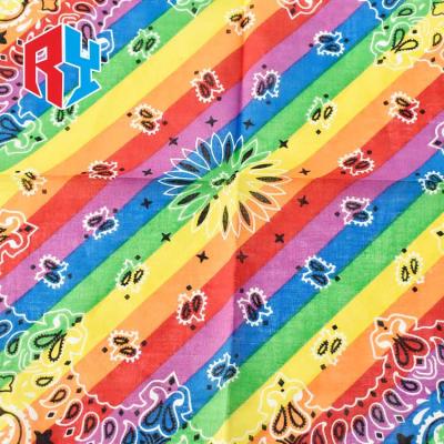 China Manufacturer latest 100% cotton manufacturer best quality 100% islamic hijab scarf rainbow print cotton woman for sale