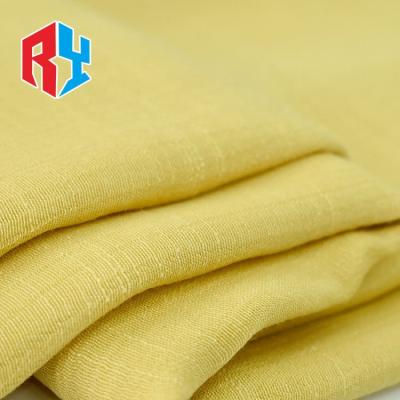 China Wicking Competitive Price Bright Color Dyed Solid Colors Yarn Woven Rayon Fabric For Garment for sale