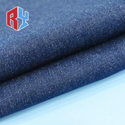 China Hot Selling Fashion Garment Custom Made Garment Textile Shrink-Resistant Stretch Solid Denim Fabric For Jeans for sale