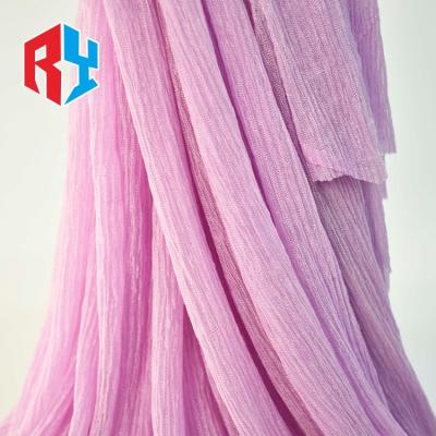 China Hot Selling Anti-Static Knitted Polyester Crepe Dress Fabric 80gsm Shrink-Resistant 80gsm Knit Fabric Shaoxing Modern 100% Polyester 1 Kg for sale